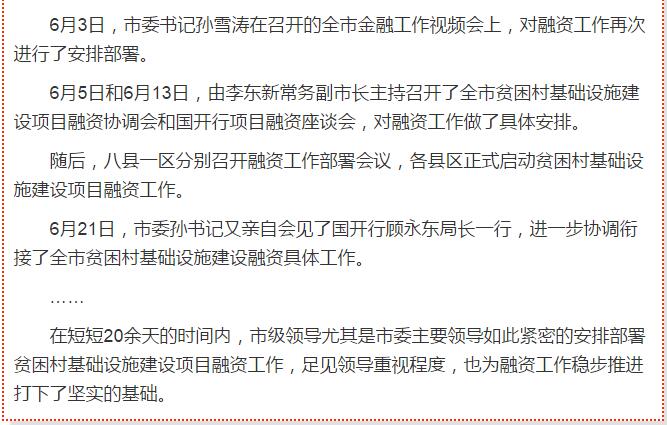 國開行支持貧困村基礎(chǔ)設(shè)施建設(shè)，隴南究竟能分得多大“蛋糕”？