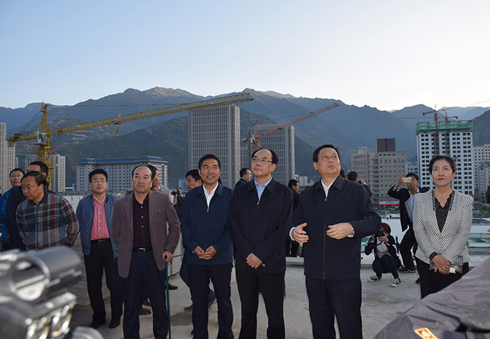 全國、省市政協(xié)委員體驗蘭渝鐵路、視察階州廣場